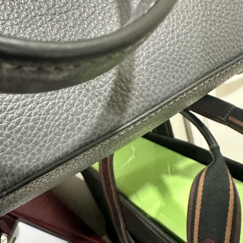 Coach Black Leather Men's Messenger Bag - Picture 4 of 9